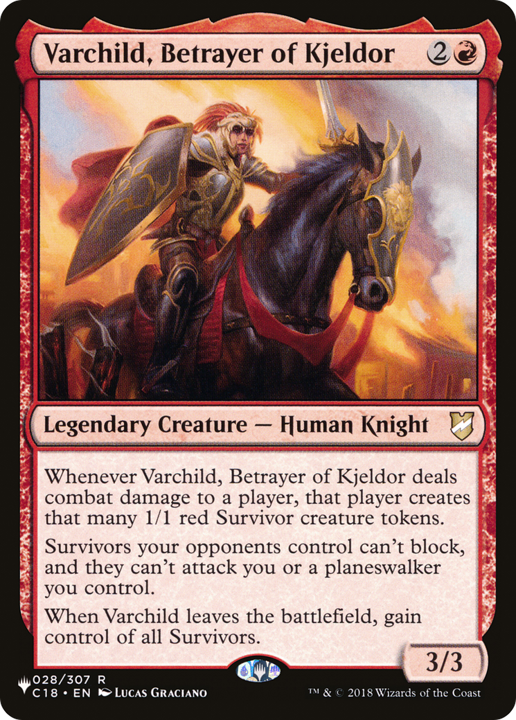 Varchild, Betrayer of Kjeldor (LIST-C18-28) - The List