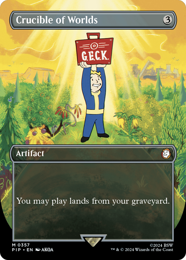 Crucible of Worlds (Borderless) (PIP-357) - Fallout Foil