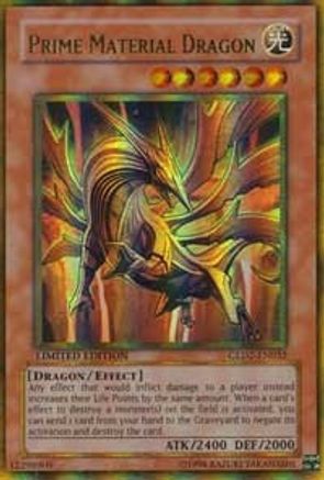Prime Material Dragon (GLD2-EN032) - Gold Series 2009 Limited