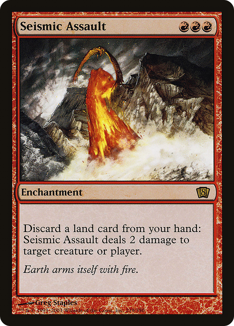 Seismic Assault (8ED-219) - 8th Edition Foil