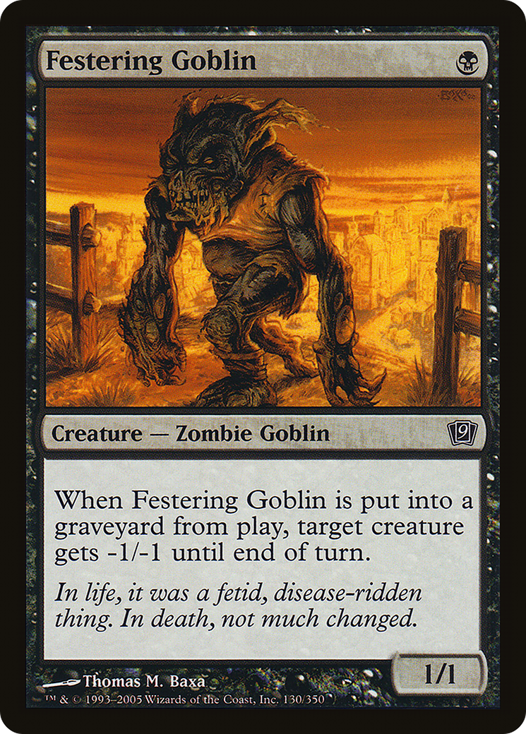 Festering Goblin (9ED-130) - 9th Edition