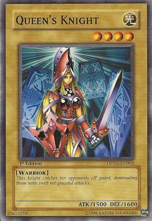 Queen's Knight (DPYG-EN003) - Duelist Pack: Yugi 1st Edition