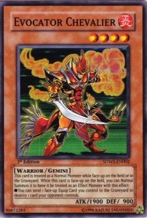 Evocator Chevalier (SDWS-EN002) - Structure Deck: Warriors' Strike 1st Edition