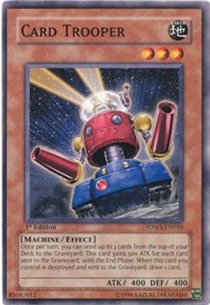 Card Trooper (SDWS-EN010) - Structure Deck: Warriors' Strike 1st Edition