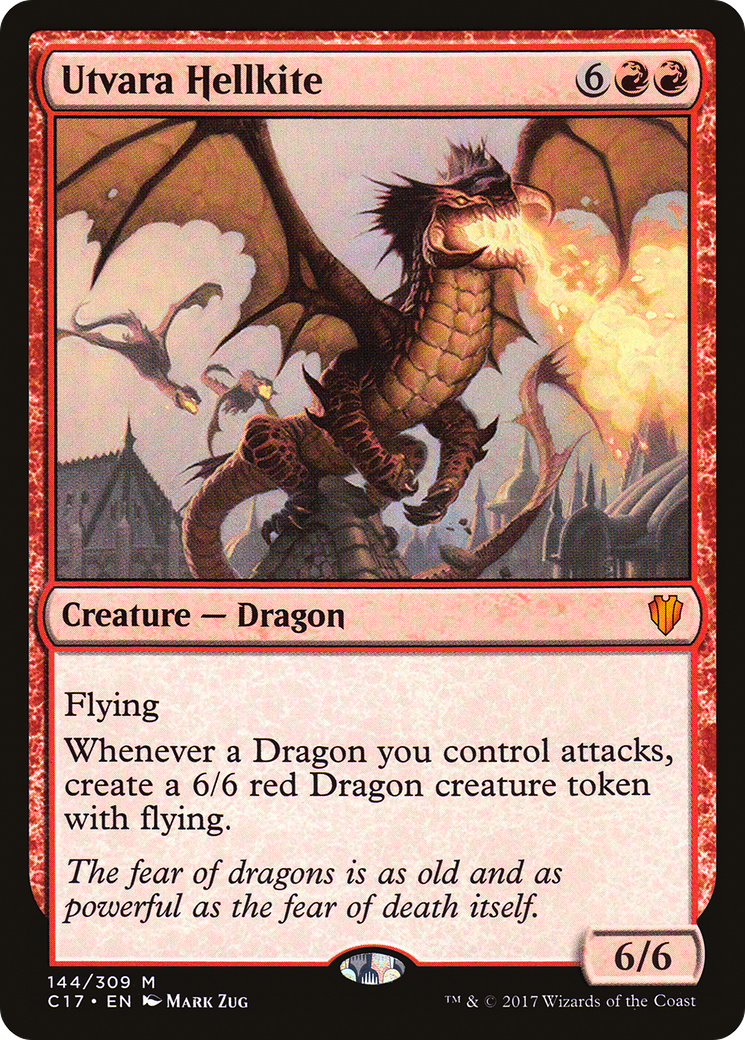 Utvara Hellkite (C17-144) - Commander 2017