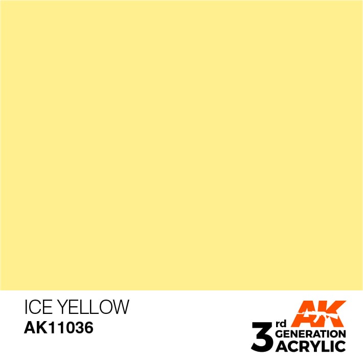 AK Interactive 3G Acrylic Ice Yellow 17ml