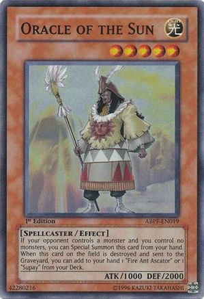 Oracle of the Sun (ABPF-EN019) - Absolute Powerforce 1st Edition