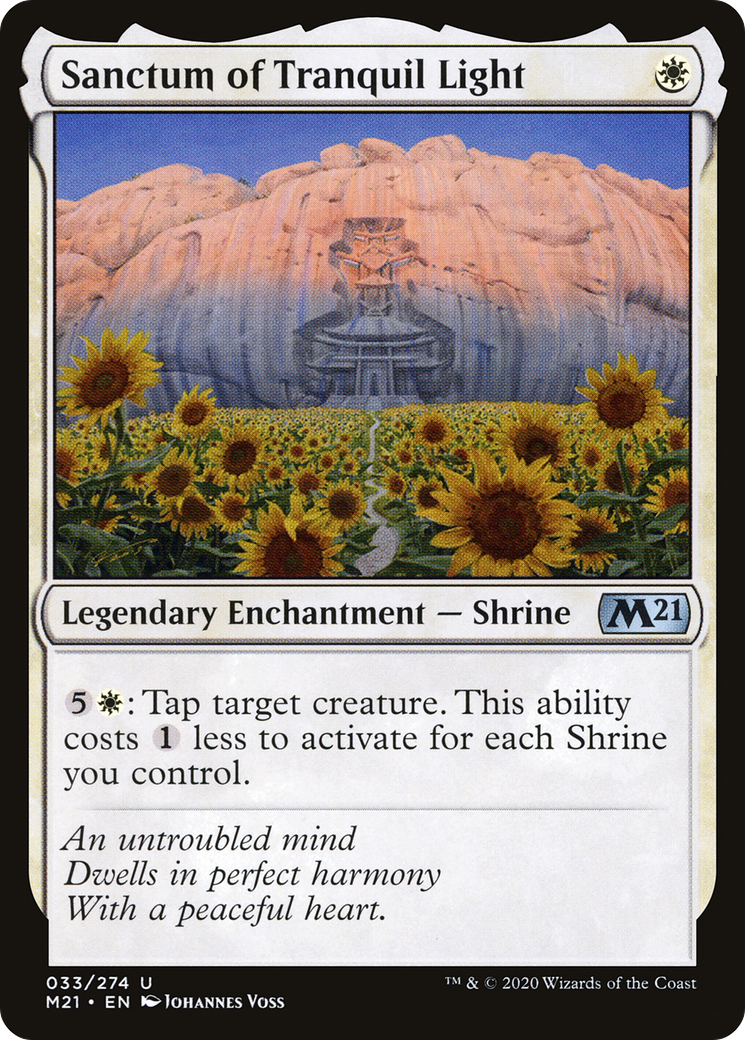 Sanctum of Tranquil Light (M21-033) - Core Set 2021 Foil