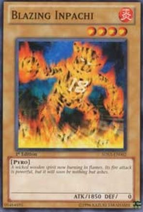 Blazing Inpachi (5DS3-EN002) - Starter Deck: Duelist Toolbox 1st Edition