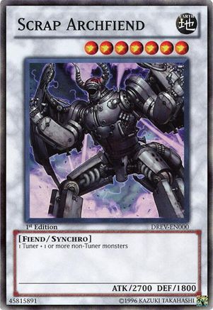 Scrap Archfiend (DREV-EN000) - Duelist Revolution 1st Edition