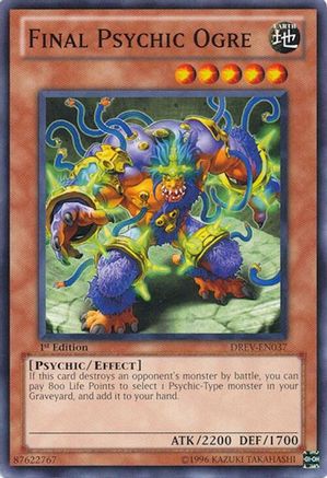 Final Psychic Ogre (DREV-EN037) - Duelist Revolution 1st Edition
