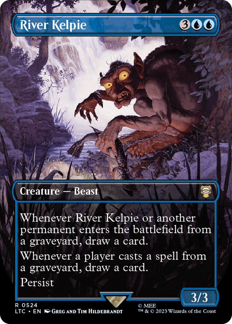 River Kelpie (Borderless) (LTC-524) - Tales of Middle-earth Commander (Borderless) Foil