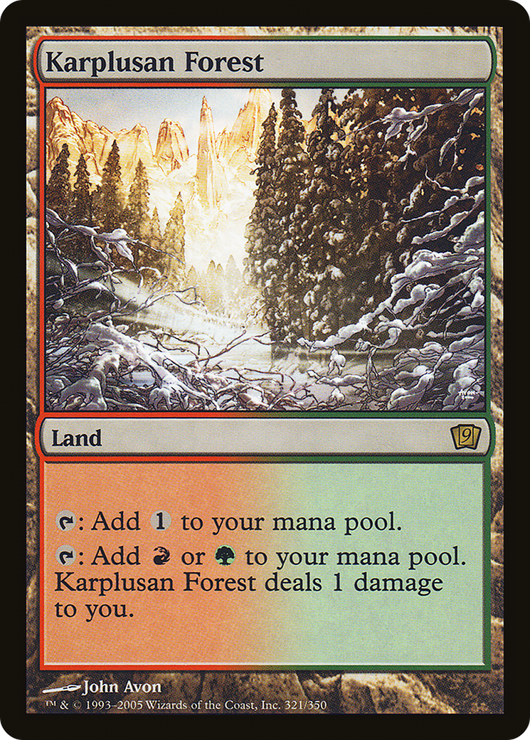 Karplusan Forest (9ED-321) - 9th Edition