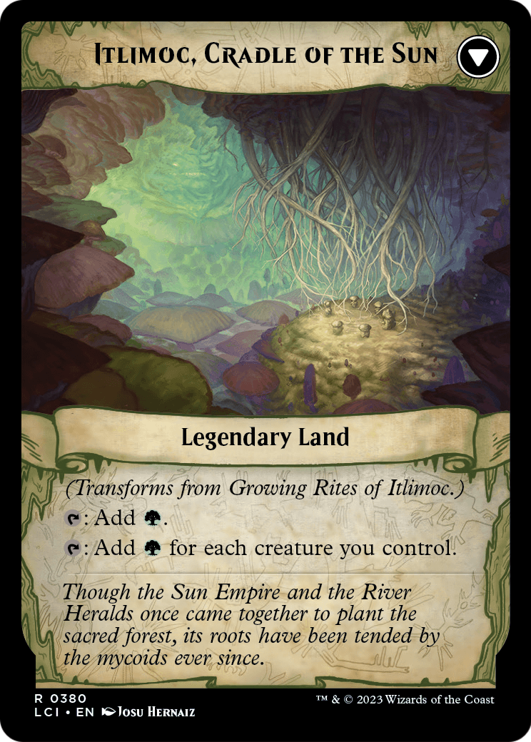 Growing Rites of Itlimoc (Extended Art) (LCI-380) - The Lost Caverns of Ixalan: (Extended Art) Foil