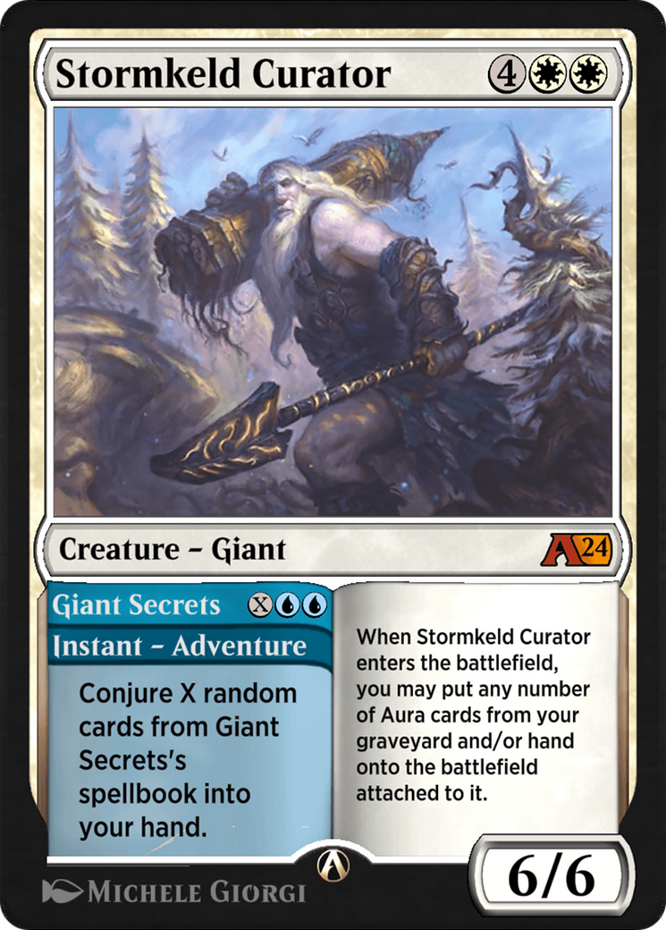 Stormkeld Curator // Giant Secrets (YWOE-026) - Alchemy: Wilds of Eldraine