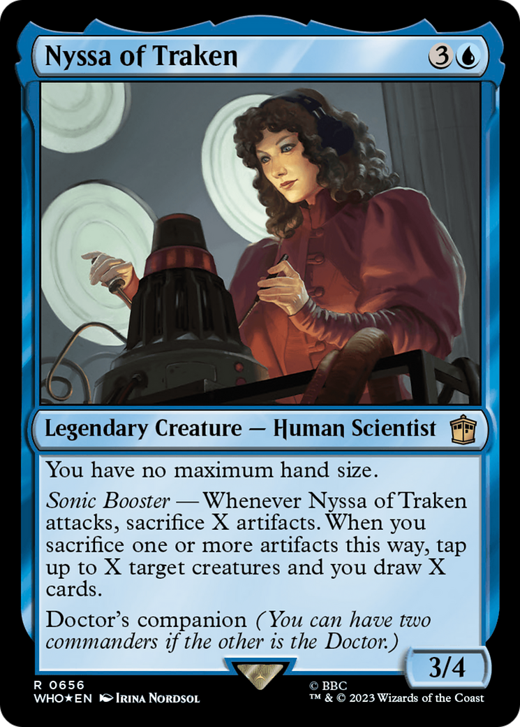 Nyssa of Traken (Surge Foil) (WHO-656) - Doctor Who Foil