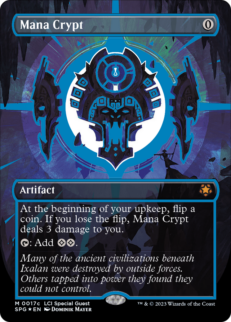 Mana Crypt (0017c) (Borderless) (SPG-17C) - Special Guests Foil