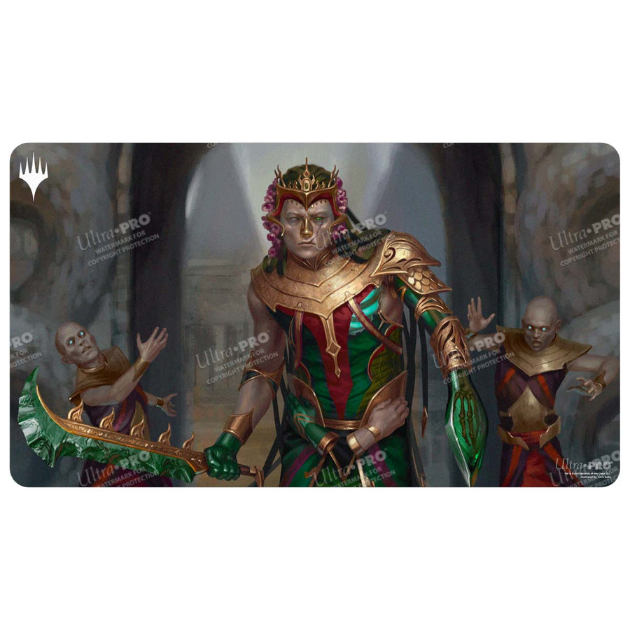 Playmat: MTG- Tarkir Dragonstorm- Kotis, Sibsig Champion (Sultai Arisen Commander Deck) Playmat