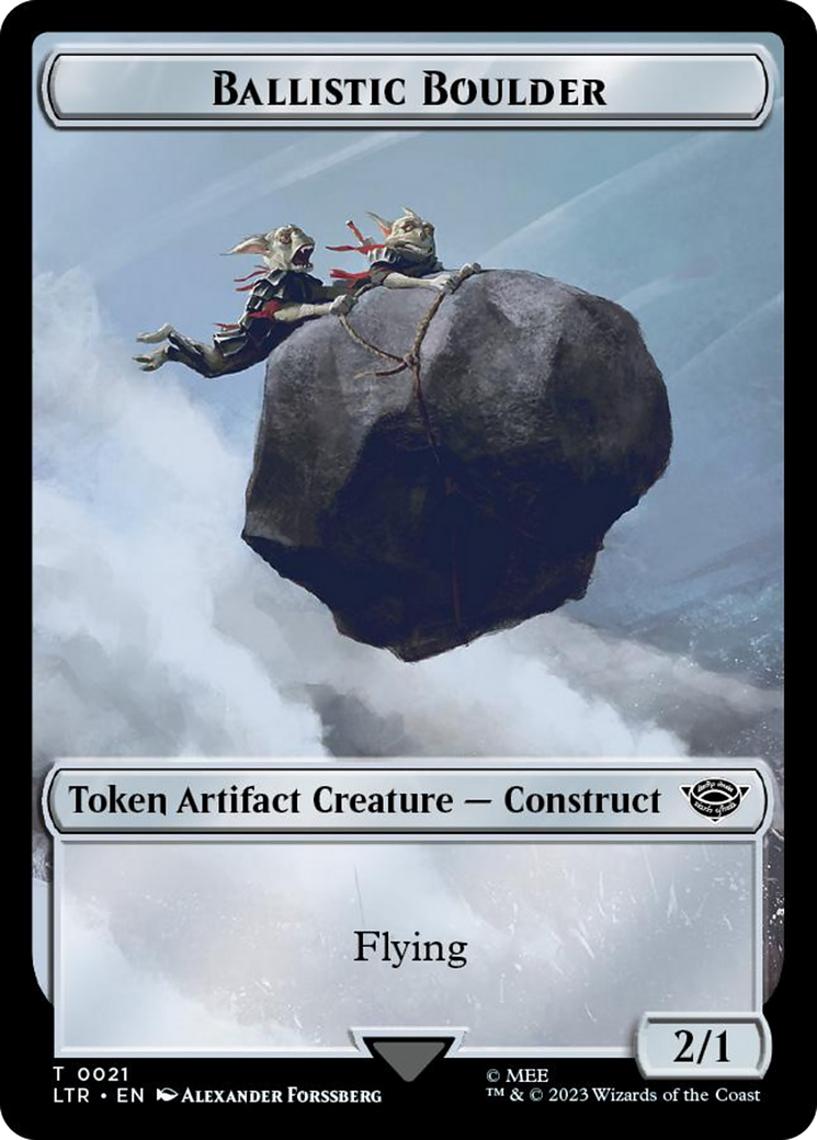 Ballistic Boulder (TLTR-021) - Tales of Middle-earth Tokens Foil