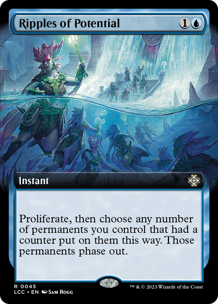 Ripples of Potential (Extended Art) (LCC-045) - The Lost Caverns of Ixalan Commander: (Extended Art)