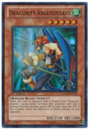 Dragunity Angusticlavii (HA04-EN047) - Hidden Arsenal 4 Unlimited
