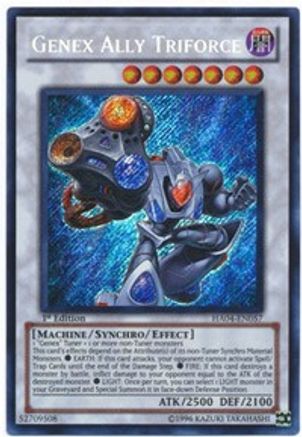 Genex Ally Triforce (HA04-EN057) - Hidden Arsenal 4 1st Edition