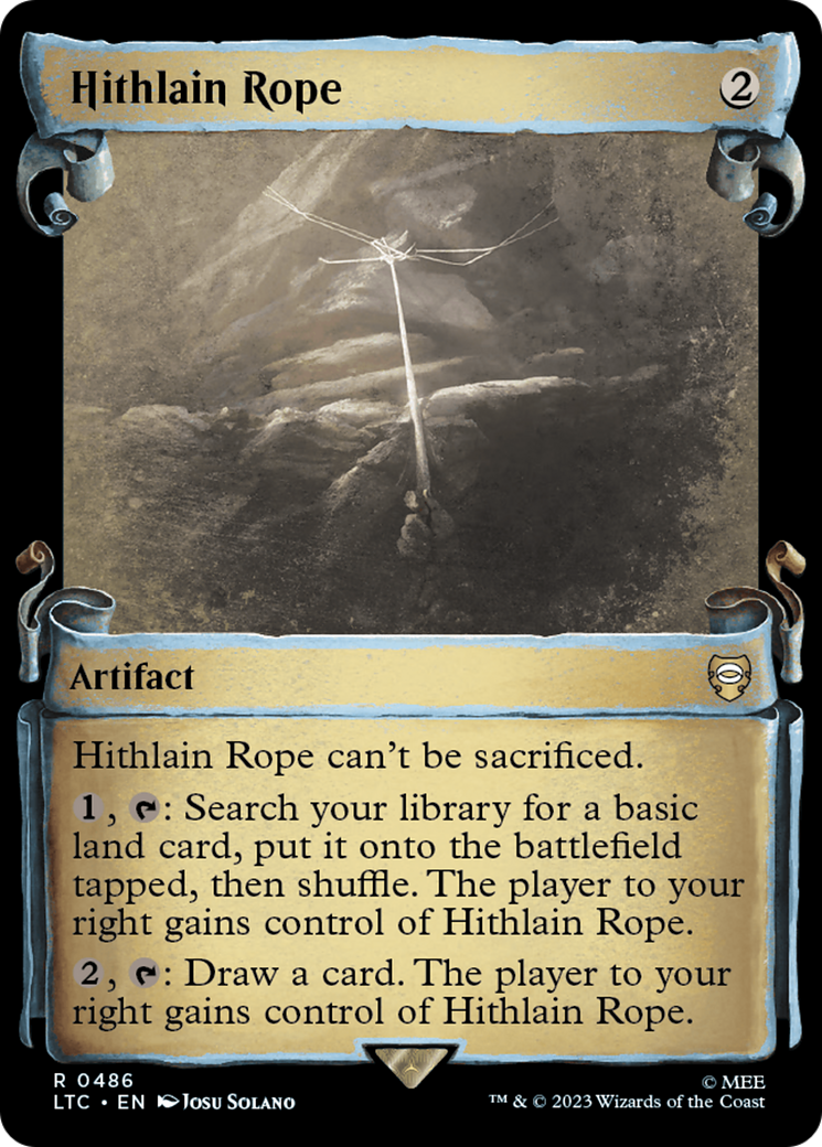 Hithlain Rope (Showcase Scrolls) (LTC-486) - Tales of Middle-earth Commander: (Showcase) Foil