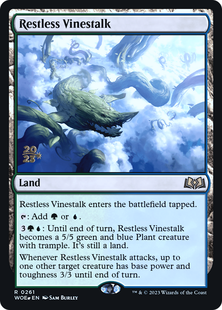 Restless Vinestalk (PRE-261) - Wilds of Eldraine Promos Foil