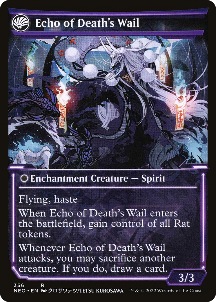 Tribute to Horobi (Showcase) (NEO-356) - Kamigawa: Neon Dynasty: (Showcase, fandfc) Foil