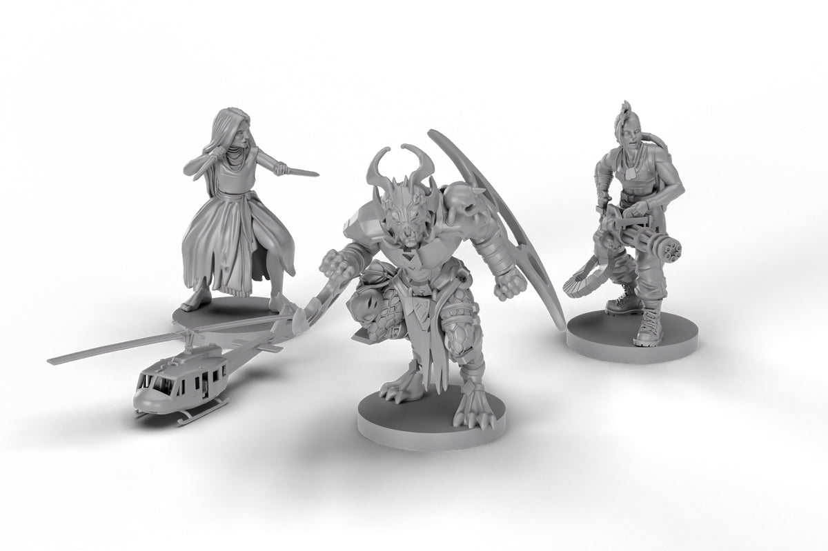 Final Girl: the Green Terror Miniatures