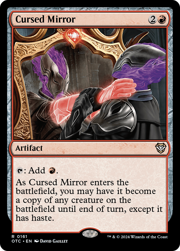 Cursed Mirror (OTC-161) - Outlaws of Thunder Junction Commander