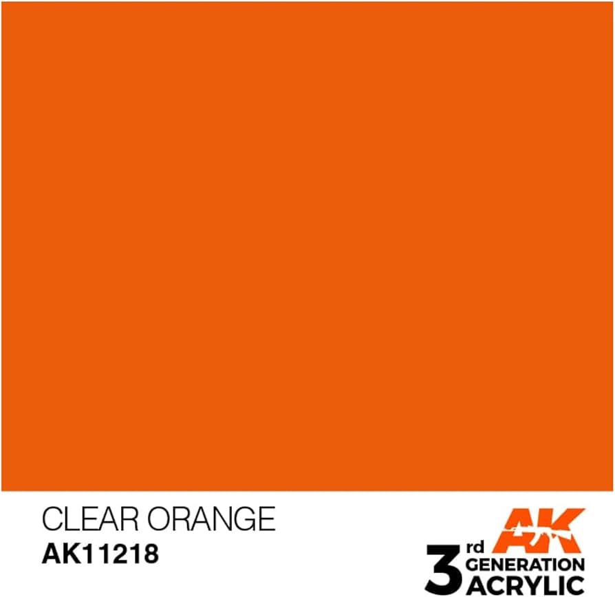 AK Interactive 3G Acrylic Clear Orange 17ml