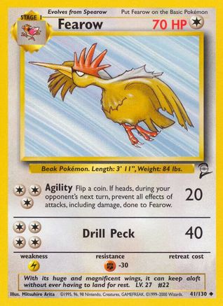 Fearow 041/130 Base Set 2 - Uncommon