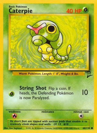 Caterpie 068/130 Base Set 2 - Common
