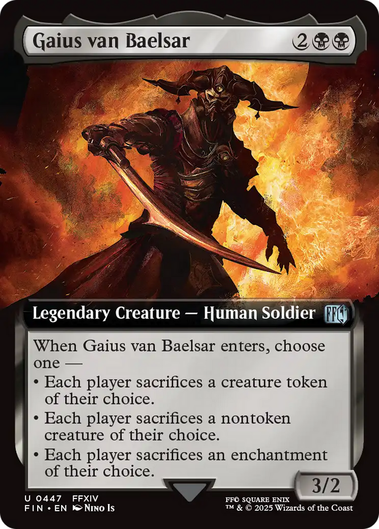 Gaius van Baelsar (Extended Art) (FIN-447) - FINAL FANTASY: (Extended Art) Foil