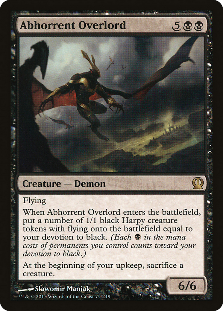 Abhorrent Overlord (THS-075) - Theros
