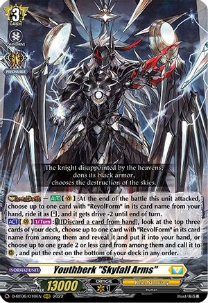 Youthberk "Skyfall Arms" (D-BT06/010EN) - D-BT06: Blazing Dragon Reborn