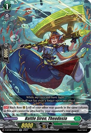 Battle Siren, Theodosia (D-BT06/034EN) - D-BT06: Blazing Dragon Reborn