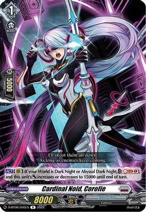 Cardinal Noid, Corofie (D-BT06/046EN) - D-BT06: Blazing Dragon Reborn