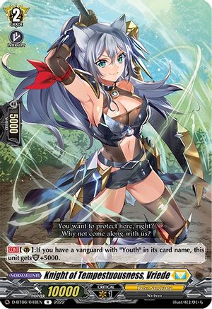 Knight of Tempestuousness, Vriede (D-BT06/048EN) - D-BT06: Blazing Dragon Reborn