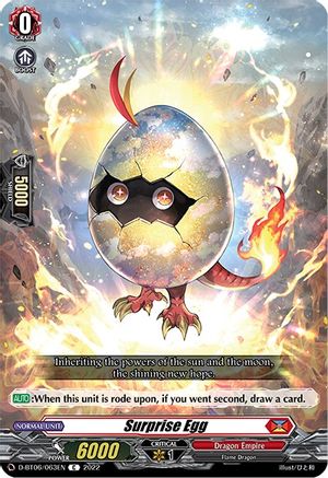 Surprise Egg (D-BT06/063EN) - D-BT06: Blazing Dragon Reborn