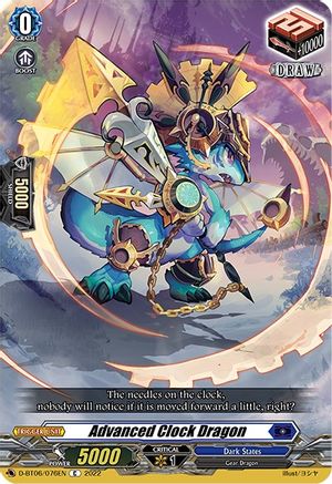 Advanced Clock Dragon (D-BT06/076EN) - D-BT06: Blazing Dragon Reborn