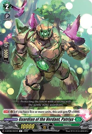Guardian of the Verdant, Patriya (D-BT06/097EN) - Blazing Dragon Reborn
