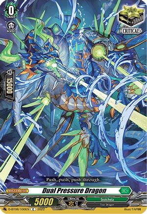 Dual Pressure Dragon (D-BT06/100EN) - D-BT06: Blazing Dragon Reborn