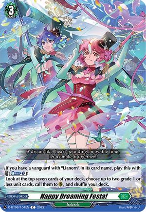 Happy Dreaming Festa! (D-BT06/104EN) - D-BT06: Blazing Dragon Reborn