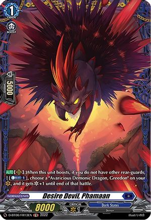 Desire Devil, Phamaan (FR) (D-BT06/FR13EN) - Blazing Dragon Reborn
