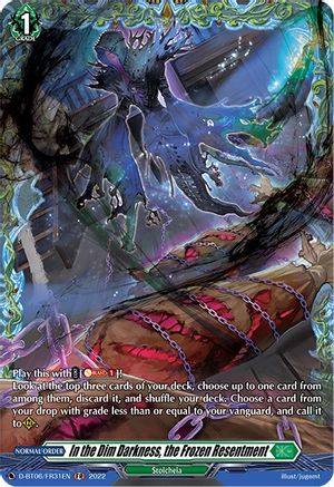 In the Dim Darkness, the Frozen Resentment (FR) (D-BT06/FR31EN) - D-BT06: Blazing Dragon Reborn