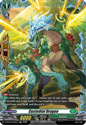 Custodial Dragon (FR) (D-BT06/FR34EN) - D-BT06: Blazing Dragon Reborn