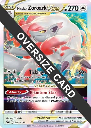 Hisuian Zoroark VSTAR SWSH298 - Holofoil Jumbo Cards - Promo