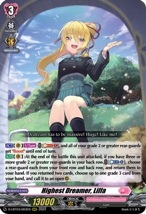Highest Dreamer, Lilfa (D-LBT03/003EN) - D-LBT03: Lyrical Monasterio ~Summertime Memories!~